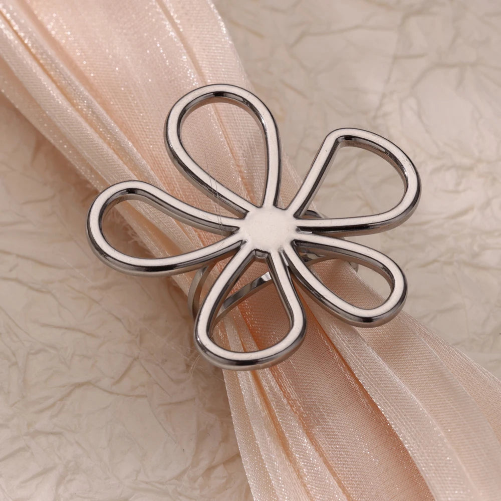 Bague Fleur Inoxydable – Design Floral Tendance 💍